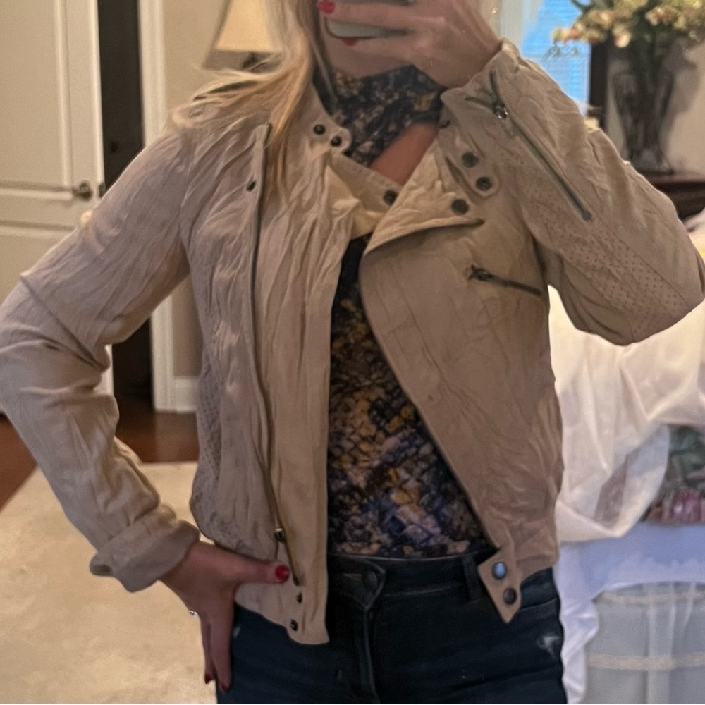 Suede like jacket